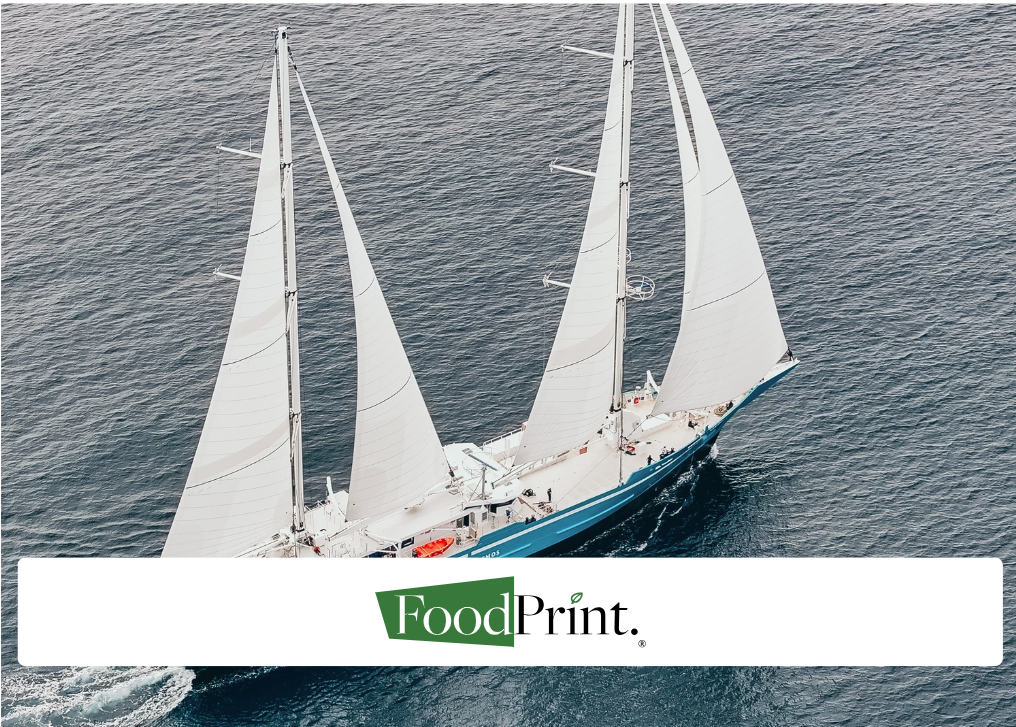Can sail freight tackle the large carbon footprint of food transport?
