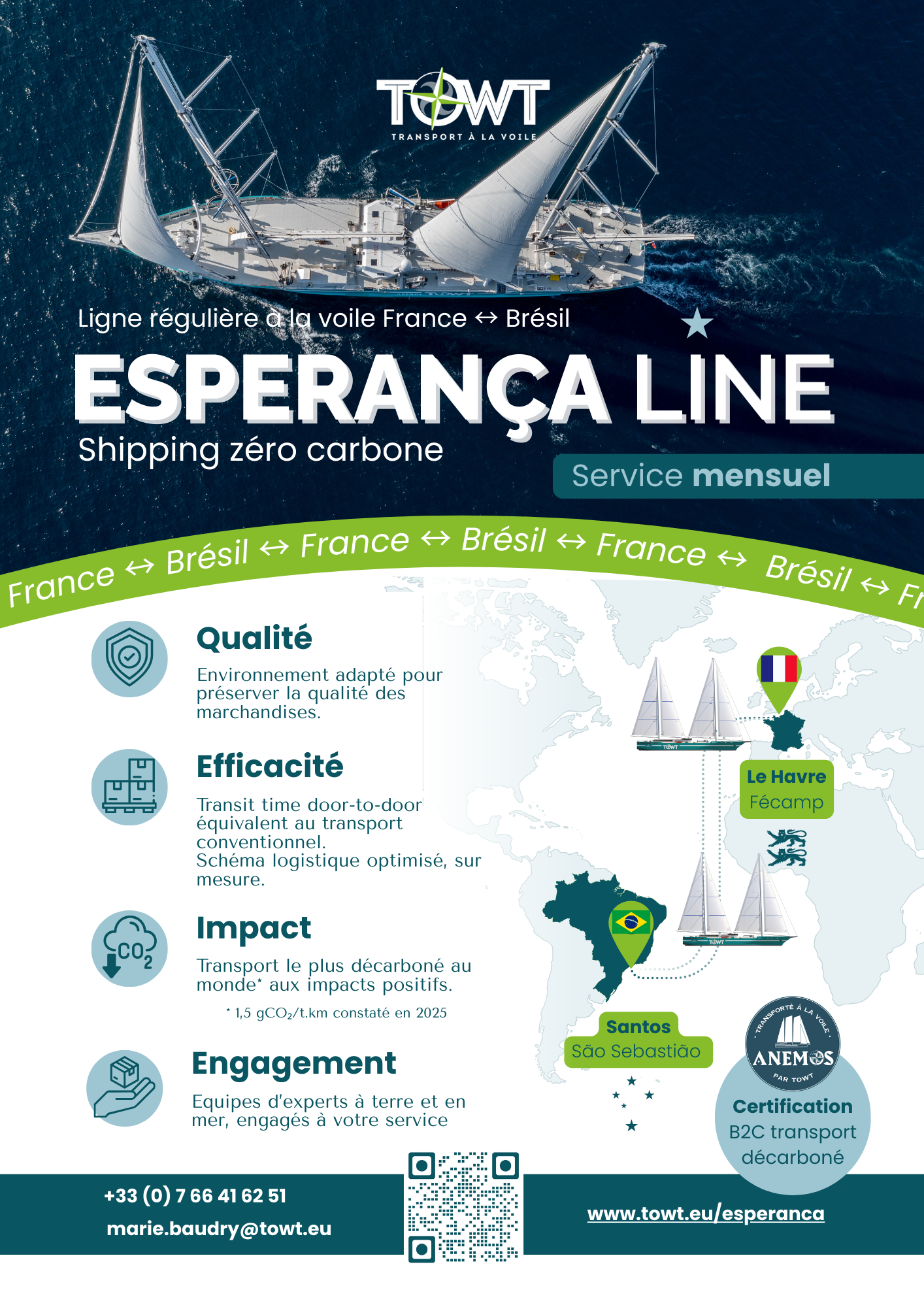 Esperanca line, ligne maritime regulière à la voile